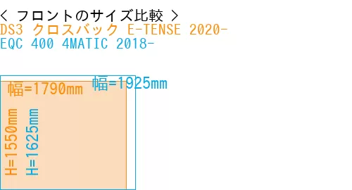 #DS3 クロスバック E-TENSE 2020- + EQC 400 4MATIC 2018-